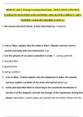 BIOD152 A&P 2 -Portage Learning Final Exam  &vert; 2025 LATEST UPDATED&vert; COMPLETE QUESTIONS AND ANSWERS &vert; 100&percnt; RATED CORRECT &vert; 100&percnt; VERFIED &vert; ALREADY GRADED A&plus;&vert;GET A&plus;