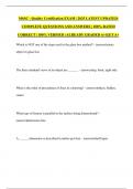 MSSC - Quality Certification EXAM &vert; 2025 LATEST UPDATED&vert; COMPLETE QUESTIONS AND ANSWERS &vert; 100&percnt; RATED CORRECT &vert; 100&percnt; VERFIED &vert; ALREADY GRADED A&plus;&vert;GET A&plus;
