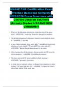 NNAAP CNA Certification Exam Practice Questions Complete 2025&sol;2026 Exam Questions with Correct Detailed Solutions &vert;&vert;Already Graded<<BRAND NEW VERSION>>
