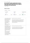 RN CONCEPT-BASED ASSESSMENT LEVEL 2 EXAM 2024-2025 QUESTIONS AND CORRECT ANSWERS WITH RATIONALES 
