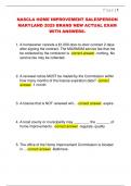 NASCLA HOME IMPROVEMENT SALESPERSON  MARYLAND 2025 BRAND NEW ACTUAL EXAM  WITH ANSWERS&period; 