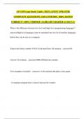 AP CSP Exam Study Guide &vert; 2025 LATEST UPDATED&vert; COMPLETE QUESTIONS AND ANSWERS &vert; 100&percnt; RATED CORRECT &vert; 100&percnt; VERFIED &vert; ALREADY GRADED A&plus;&vert;GET A&plus;