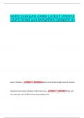 NURS 5354 EKG EXAM LATEST UPDATE  QUESTIONS and ANSWERS GRADED A&plus; 