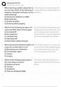 NCLEX-RN & NCLEX-PN Aneurysm Nursing &sol; Score 100&percnt; &sol; 2025 Update &sol; NCLEX Practice Questions & Rationales