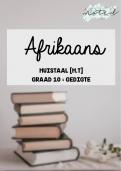 Graad 10&lowbar;Afrikaans Huistaal&lowbar;Gedigte Analise & Handnotas