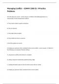 Managing Conflict &ndash; COMM 1500 Ch&period; 9 Practice Problems