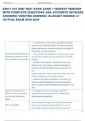 Exam &lpar;elaborations&rpar; BMGT 301 UMD  