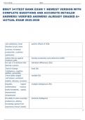 Exam &lpar;elaborations&rpar; BMGT 341   