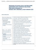 Exam &lpar;elaborations&rpar; ASE Brakes T4 Practice   