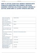 Exam &lpar;elaborations&rpar; ARRT CI  
