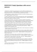 D220 WGU Study Questions with correct answers