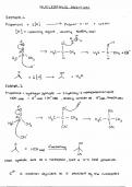 Nucleophilic Addition Summary