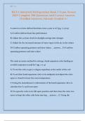 RETA Industrial Refrigeration Book Exam Newest 2025  package deal