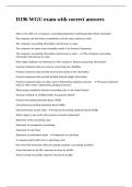 D196 WGU exam with correct answers