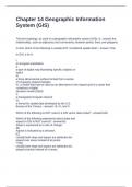 Chapter 14 Geographic Information System &lpar;GIS&rpar; Questions and Answers