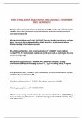 N300 FINAL EXAM QUESTIONS AND CORRECT ANSWERS 100&percnt; VERIFIED&excl;&excl;