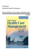 Test Bank - Introduction to Health Care Management&comma; 5th Edition &lpar;Buchbinder&comma; 2026&rpar;&comma; Chapter 1-17 eBook and Test Bank Quizzes &plus; Midterm and Final Exam &vert; All Chapters