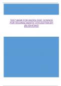 TEST BANK for Radiologic Science for Technologists 12th Edition by Stewart C Bushong All Chapters 1-40&comma; Complete newest version