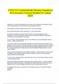  COG170 Fundamentals Review Questions And Answers Correct Graded A&plus; Latest 2025