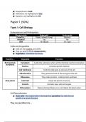 GCSE Biology &lpar;AQA Higher Triple&rpar; - Complete Notes - 52 pages