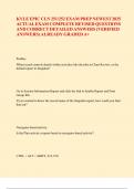 KYLE Epic CLN 251&sol;252 Exam Prep &ndash; Newest 2025 Actual Exam with Complete Revised Questions and Correct Detailed Answers &lpar;Graded A&plus;&rpar;