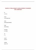 NURS 311 FINAL EXAM PT 3 WITH CORRECT ANSWERS 100&percnt; VERIFIED&excl;&excl;