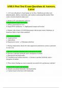 Amls post test exam questions & answers latest update 2025
