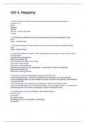 GIS II&period; Mapping Questions and Answers &vert; Correct