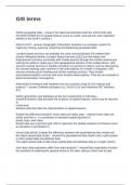 GIS terms Questions and Answers