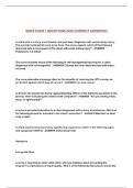 MDC3 EXAM 1 QUESTIONS AND CORRECT ANSWERS&excl;&excl;