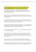 VA POST Week 9 Exam&vert;Questions&lpar;Latest Version&rpar; With Correct Answers&vert;Verified&vert;Already A&plus; Graded&vert;Get It 100&percnt; Accurate
