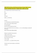 VBMS 303 Final Exam UNL&vert;Questions&lpar;Latest Version&rpar; With Correct Answers&vert;Verified&vert;Already A&plus; Graded&vert;Get It 100&percnt; Accurate
