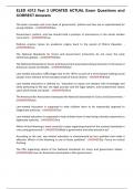 ELED 4312 Test 3 UPDATED ACTUAL Exam Questions and CORRECT Answers