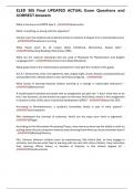 ELED 305 Final UPDATED ACTUAL Exam Questions and CORRECT Answers