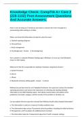 Knowledge Check&colon; CompTIA A&plus; Core 2 &lpar;220-1102&rpar; Post-Assessment Questions And Accurate Answers&period;