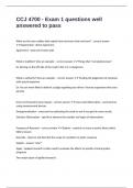 CCJ 4700 - Exam 1 questions well answered to pass
