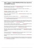 ELED - Chapter 14 TEST UPDATED ACTUAL Exam Questions and CORRECT Answers