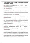ELED - Chapter 11 TEST UPDATED ACTUAL Exam Questions and CORRECT Answers
