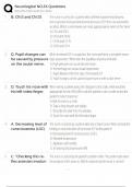 NCLEX-RN & NCLEX-PN Neurological Nursing &sol; Score 100&percnt; &sol; 2025 Update &sol; NCLEX Neuro Practice Questions & Rationales