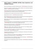 ELED Chapter 8 UPDATED ACTUAL Exam Questions and CORRECT Answers