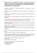 ELED 471 exam 1 2025 &lpar;Actual Exam&rpar; &vert; Complete Questions and Correct Answers with Rationales &vert; Already Graded A&plus; &vert; Verified Answers &vert; Latest Exam