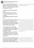 NCLEX-RN & NCLEX-PN Practice Exam 1 &sol; Score 100&percnt; &sol; 2025 Update &sol; NCLEX Mixed Topics Practice Questions & Rationales