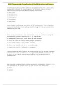 HESI Pharmacology Practice Exam 2025 Questions and  100&percnt; Correct Answers
