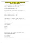 SOS NERC Prep - RElIABILITY Exam with Questions and 100&percnt; Correct Answers