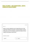FDIC TE PREP &vert; 403 QUESTIONS &vert; WITH COMPLETE SOLUTIONS&excl;&excl;