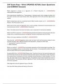CHT Exam Prep &ndash; Wrist UPDATED ACTUAL Exam Questions and CORRECT Answers