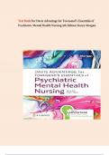 COMPLETE TEST BANK GUIDE DAVIS ADVANTAGE FOR TOWNSEND'S ESSENTIALS OF PSYCHIATRIC MENTAL-HEALTH NURSING CONCEPTS OF CARE IN EVIDENCE-BASED PRACTICE NINTH EDITION BY KARYN I&period; MORGAN PRINTED PDF&vert; ORIGINAL DIRECTLY FROM THE PUBLISHER&vert; 100&percnt; VERIFIED AN