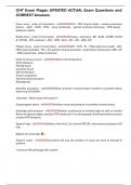 CHT Exam Megan UPDATED ACTUAL Exam Questions and CORRECT Answers