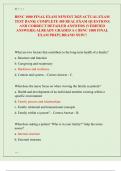 BSNC 1000 FINAL EXAM NEWEST 2025 ACTUAL EXAM TEST BANK&vert; COMPLETE 450 REAL EXAM QUESTIONS AND CORRECT DETAILED ANSWERS &lpar;VERIFIED ANSWERS&rpar; ALREADY GRADED A&plus;&vert; BSNC 1000 FINAL EXAM PREP&vert;&vert; BRAND NEW&excl;&excl;