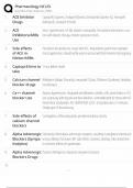 NCLEX-RN & NCLEX-PN Pharmacology &sol; Score 100&percnt; &sol; 2025 Update &sol; NCLEX Pharmacology Practice Questions & Study Guide